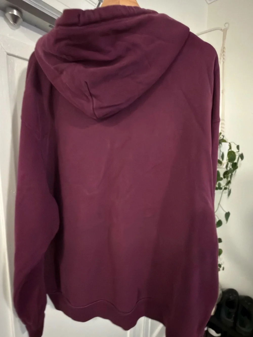 Jordan Maroon Pullover Hoodie with Jumpman Patch